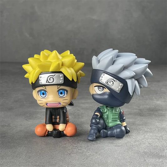 Naruto Q Version - Figuras 10cm. Fofas e detalhadas, ideais para colecionar.