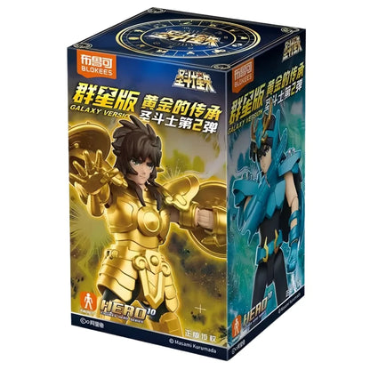 Saint Seiya - Blocos de Montar. Construa figuras articuladas inspiradas nos clássicos Gold Saints de Saint Seiya.