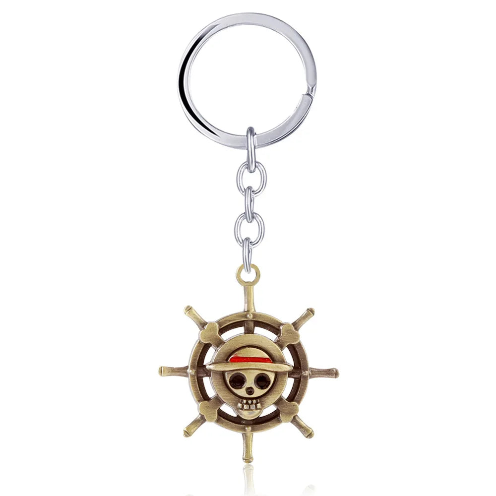 Chaveiros colecionáveis One Piece feitos de materiais sofisticados e perfeitos para os fãs.