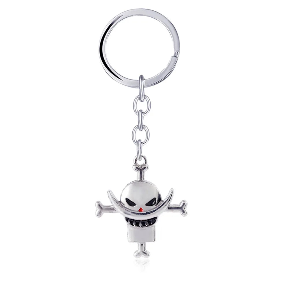 Chaveiros colecionáveis One Piece feitos de materiais sofisticados e perfeitos para os fãs.