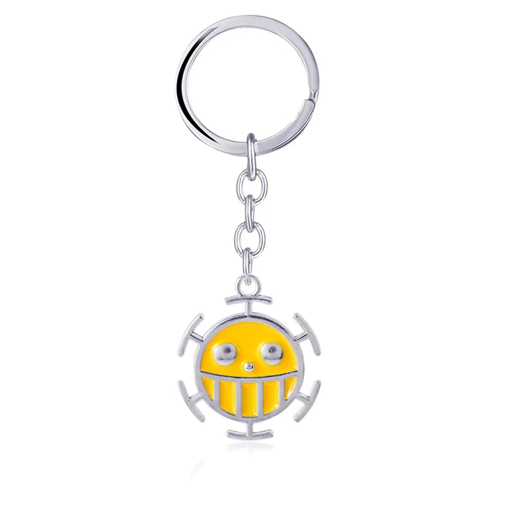 Chaveiros colecionáveis One Piece feitos de materiais sofisticados e perfeitos para os fãs.