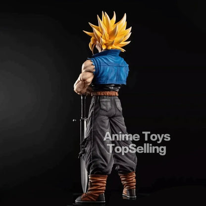 Dragon Ball Z Trunks Figura de Ação 25cm. Perfeita para colecionadores e fãs do anime