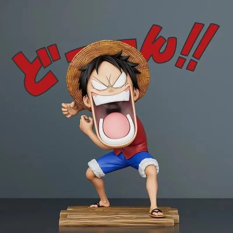 One Piece conjunto de figuras de 15 cm, item colecionável bem elaborado que incorpora heróis essenciais de One Piece