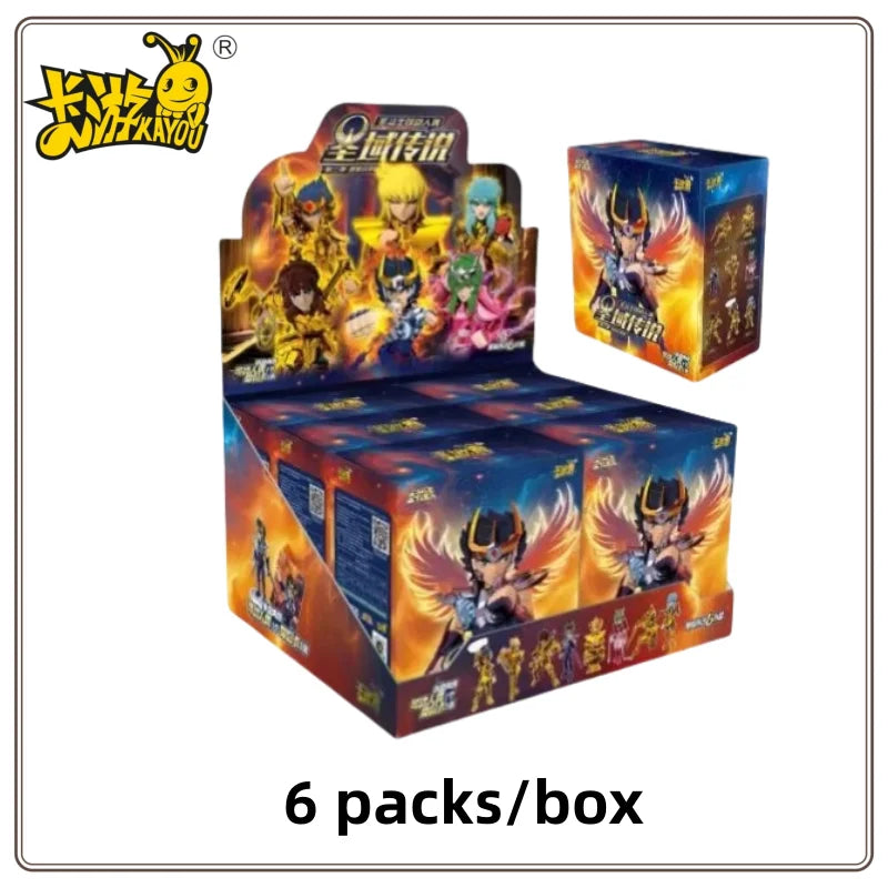 Saint Seiya caixa surpresa Vol.1.2 - Modelos Móveis com figuras articuladas em design detalhado e montagem fácil.