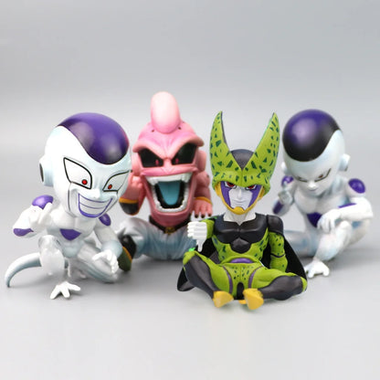 BANDAI Dragon Ball Z conjunto de 4 peças exclusivas para colecionar.