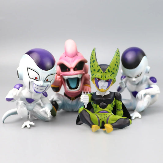 BANDAI Dragon Ball Z conjunto de 4 peças exclusivas para colecionar.