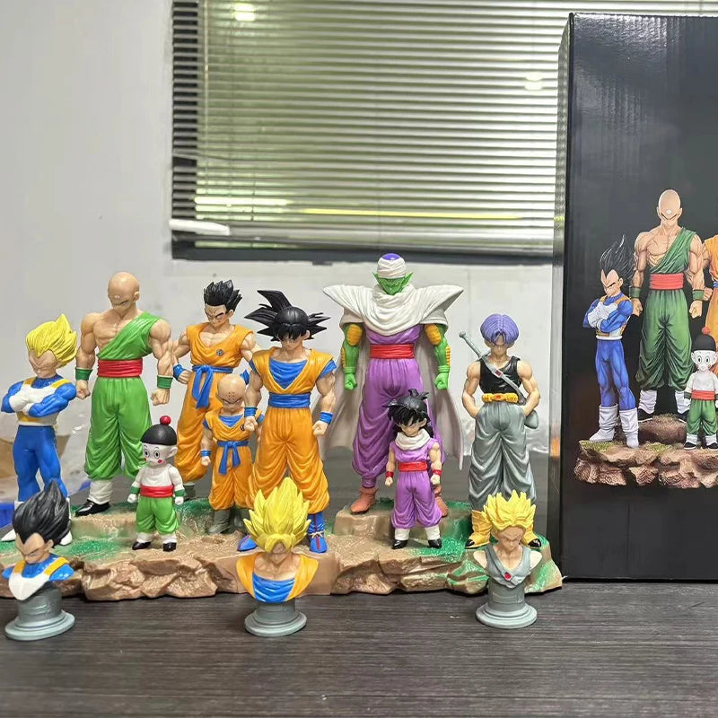 1 Conjunto de 9 peças diferentes de Dragon Ball Perfeitas para colecionar.