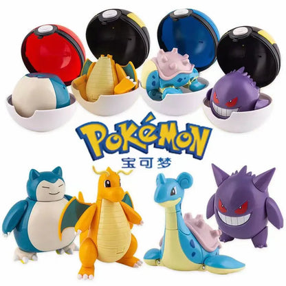 Mini figuras colecionáveis de montrinhos do universo Pokémon