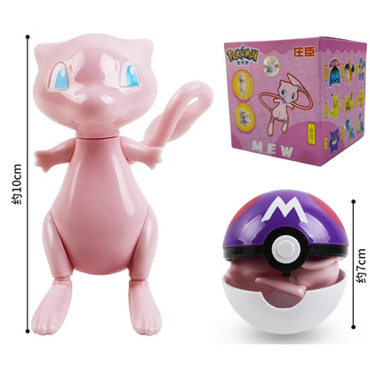 Mini figuras colecionáveis de montrinhos do universo Pokémon