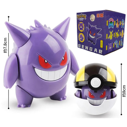 Mini figuras colecionáveis de montrinhos do universo Pokémon