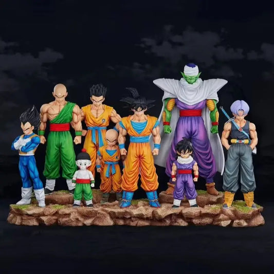 1 Conjunto de 9 peças diferentes de Dragon Ball Perfeitas para colecionar.