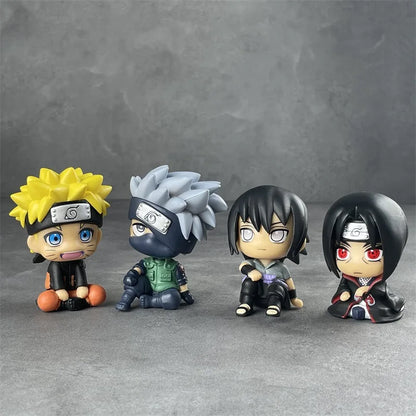 Naruto Q Version - Figuras 10cm. Fofas e detalhadas, ideais para colecionar.