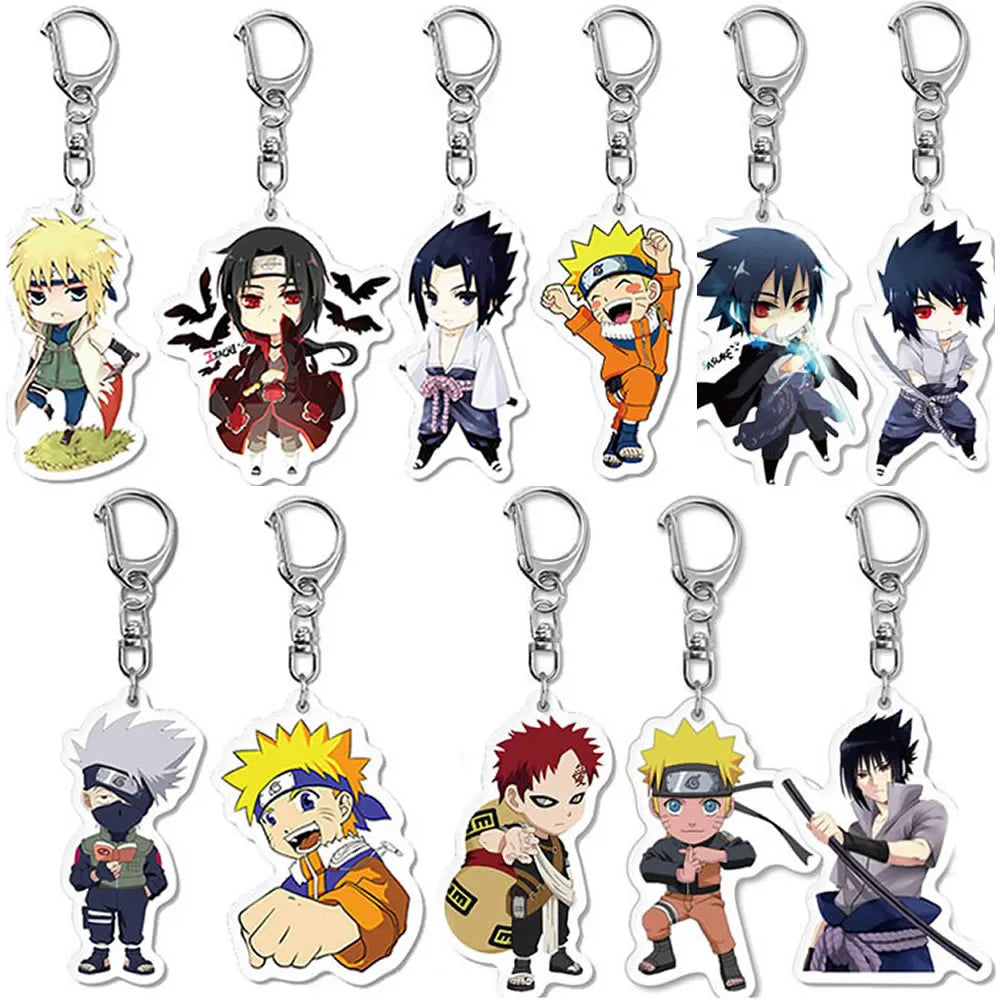 Anime Naruto Acessórios perfeitos chaveiros. Presente ideal para crianças e fãs do anime!