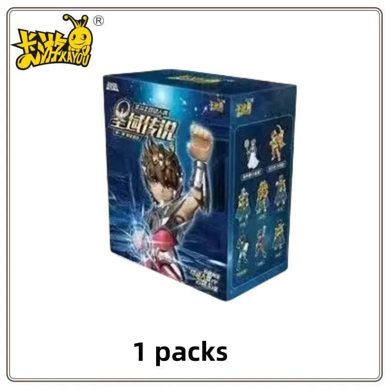 Saint Seiya caixa surpresa Vol.1.2 - Modelos Móveis com figuras articuladas em design detalhado e montagem fácil.