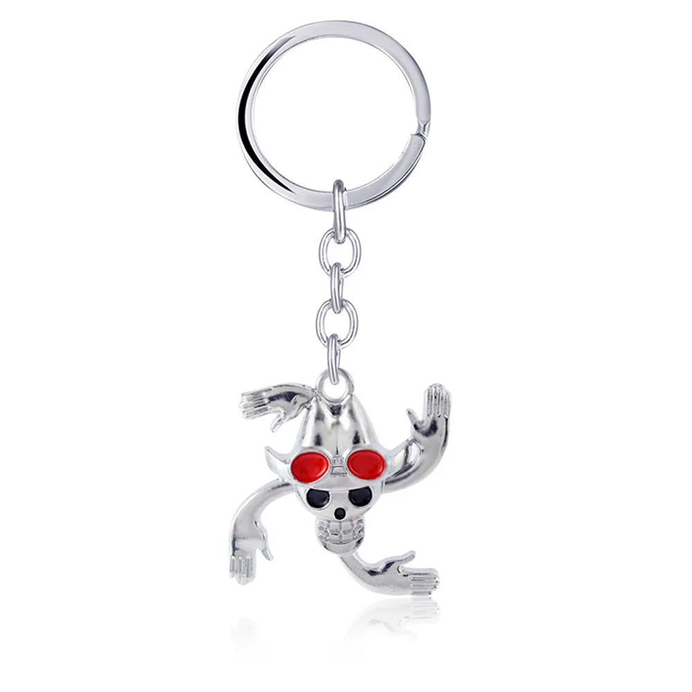 Chaveiros colecionáveis One Piece feitos de materiais sofisticados e perfeitos para os fãs.