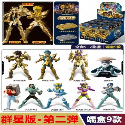 Saint Seiya - Blocos de Montar. Construa figuras articuladas inspiradas nos clássicos Gold Saints de Saint Seiya.