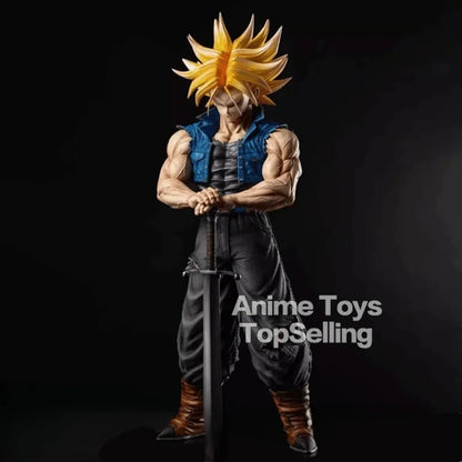 Dragon Ball Z Trunks Figura de Ação 25cm. Perfeita para colecionadores e fãs do anime