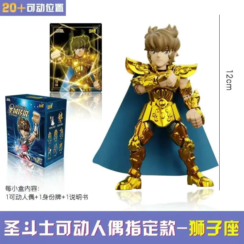 Saint Seiya caixa surpresa Vol.1.2 - Modelos Móveis com figuras articuladas em design detalhado e montagem fácil.
