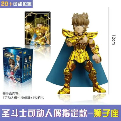 Saint Seiya caixa surpresa Vol.1.2 - Modelos Móveis com figuras articuladas em design detalhado e montagem fácil.