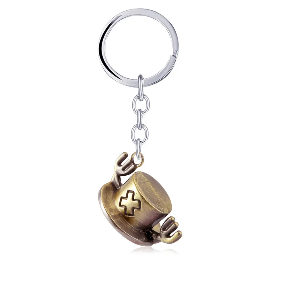 Chaveiros colecionáveis One Piece feitos de materiais sofisticados e perfeitos para os fãs.