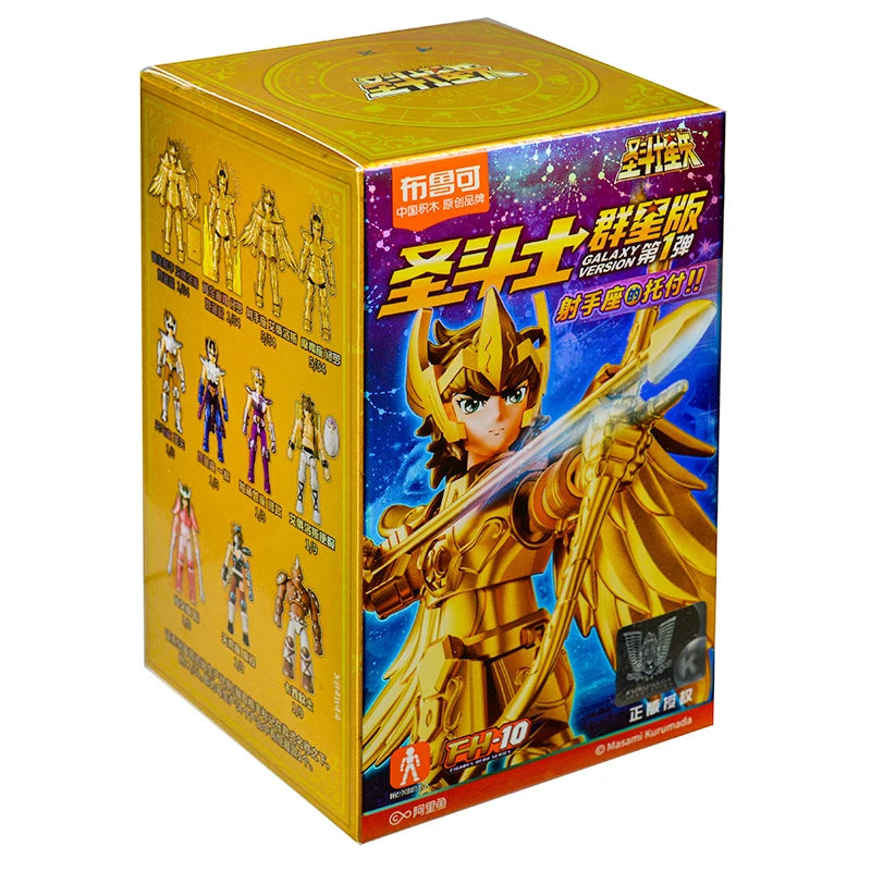 Saint Seiya - Blocos de Montar. Construa figuras articuladas inspiradas nos clássicos Gold Saints de Saint Seiya.