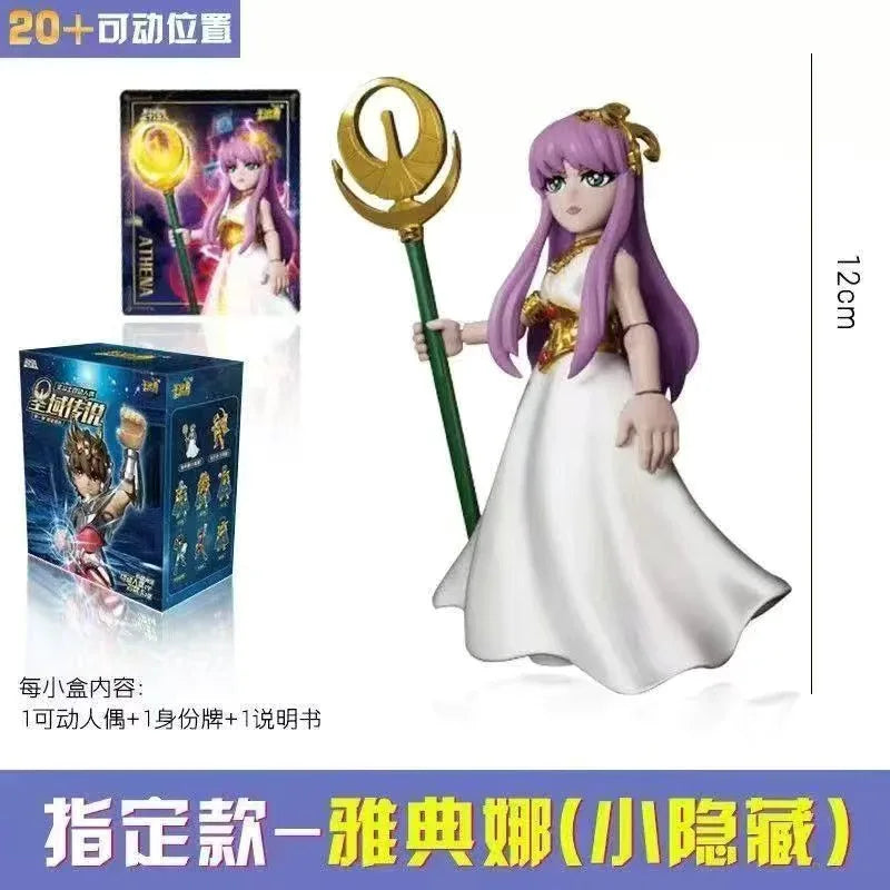 Saint Seiya caixa surpresa Vol.1.2 - Modelos Móveis com figuras articuladas em design detalhado e montagem fácil.