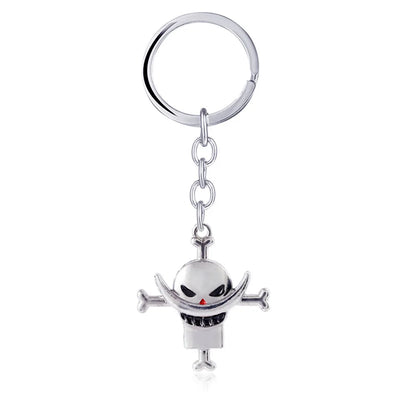 Chaveiros colecionáveis One Piece feitos de materiais sofisticados e perfeitos para os fãs.