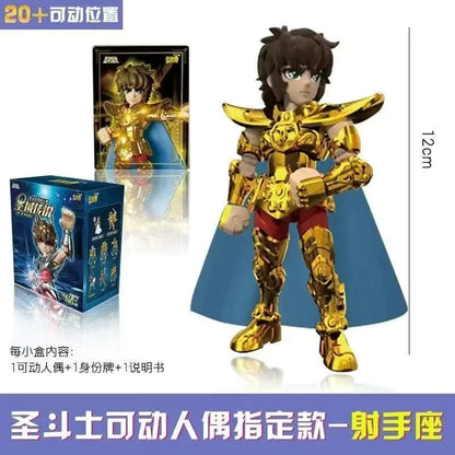 Saint Seiya caixa surpresa Vol.1.2 - Modelos Móveis com figuras articuladas em design detalhado e montagem fácil.