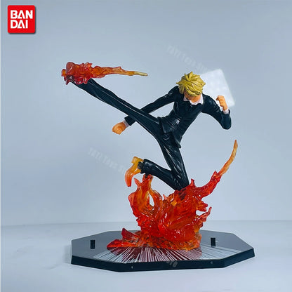 Figura colecionável One Piece, capturando poses de batalha icônicas. Peças perfeitas para fãs que buscam um destaque sonoro em suas coleções.
