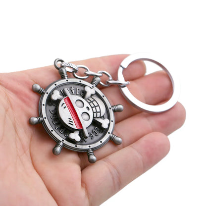 Chaveiros colecionáveis One Piece feitos de materiais sofisticados e perfeitos para os fãs.