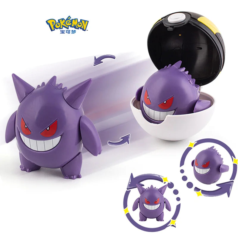 Mini figuras colecionáveis de montrinhos do universo Pokémon