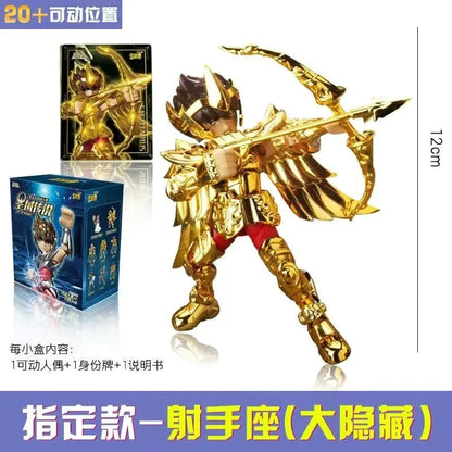 Saint Seiya caixa surpresa Vol.1.2 - Modelos Móveis com figuras articuladas em design detalhado e montagem fácil.